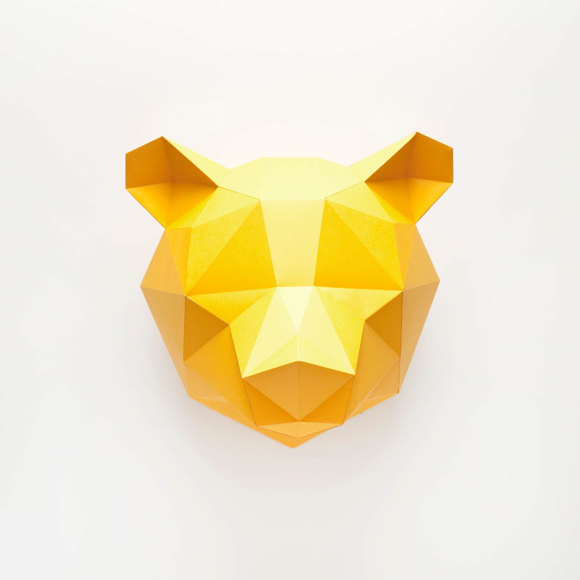 Paper Bear - Trophée en papier Assembli Citrus Orange